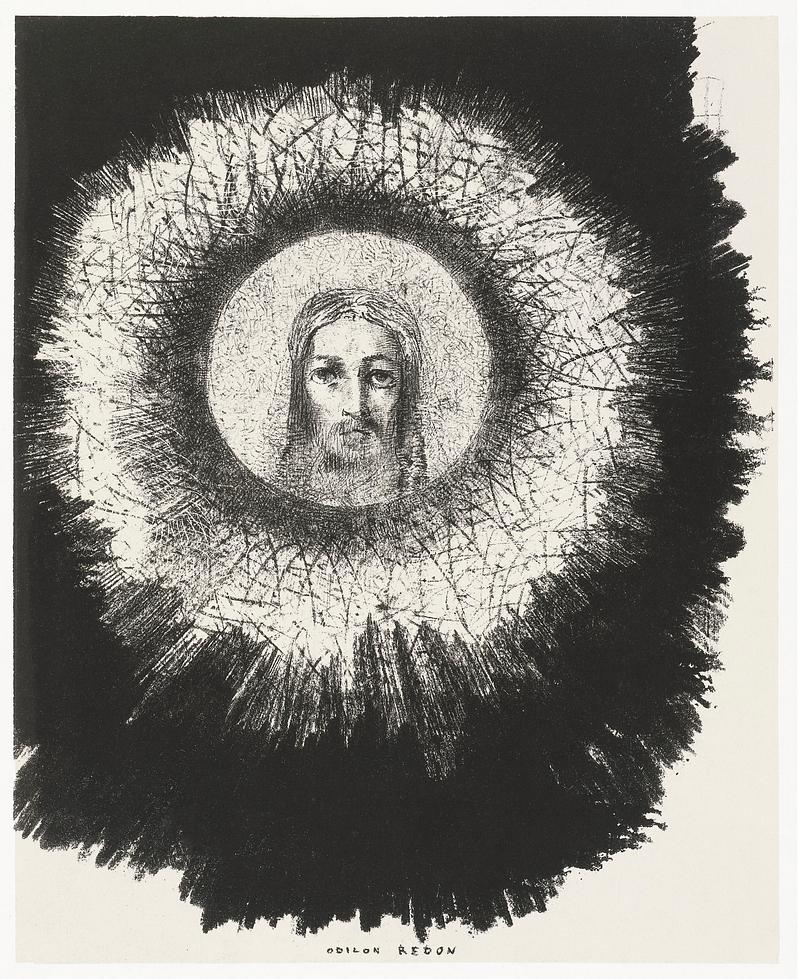 Artwork by Odilon Redon And the Face of Christ Shone in the Disk of the Sun (1888) by Odilon Redon. Original from the Rijksmuseum. Digitally enhanced…