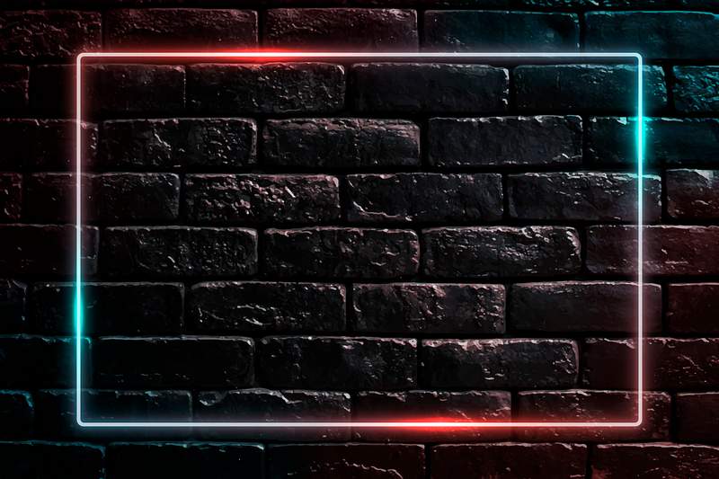 Neon Brick Wall Background Images | Free Photos, PNG Stickers