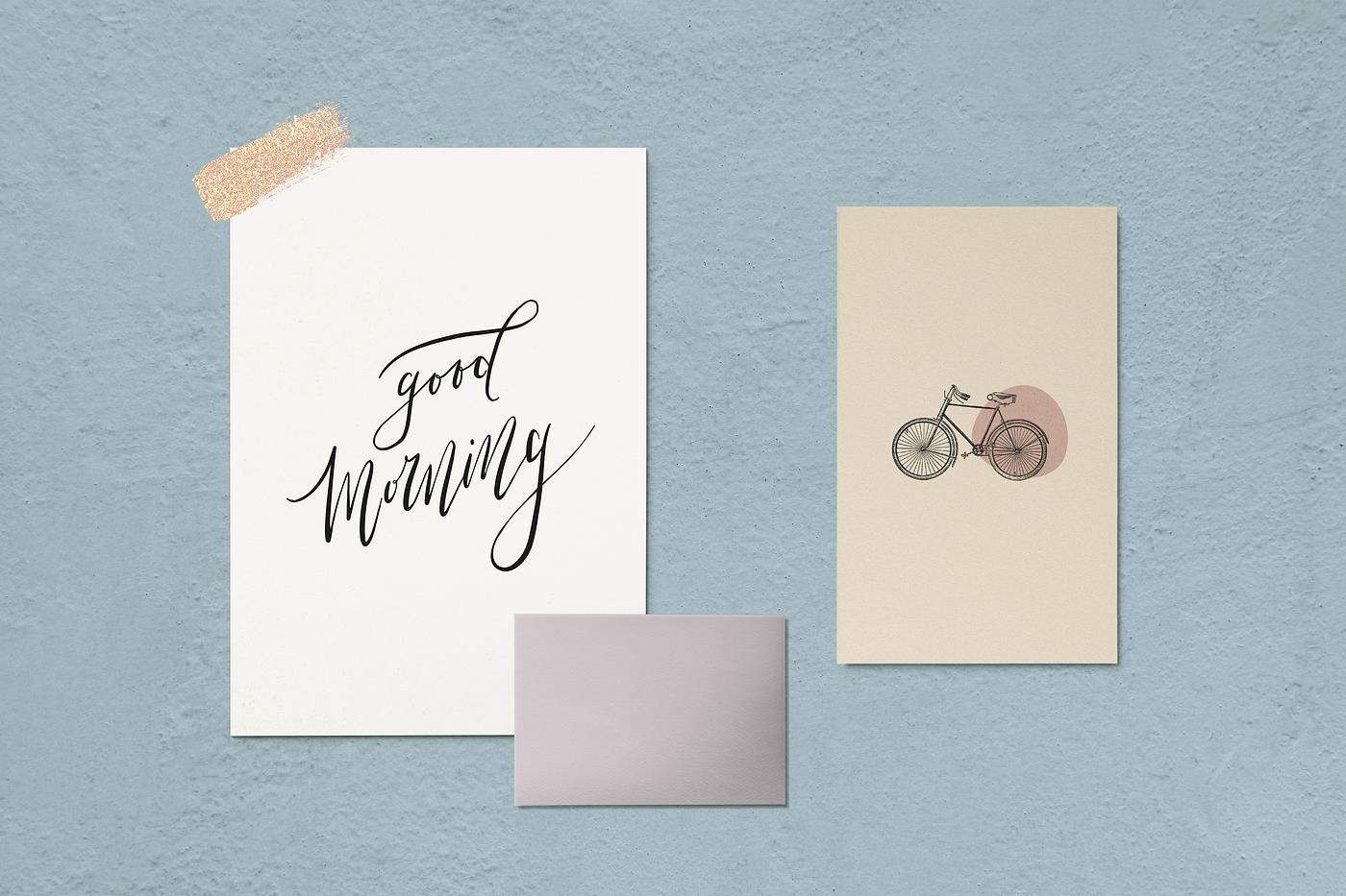 paper poster mockup illustration set paper poster mockup illustration set