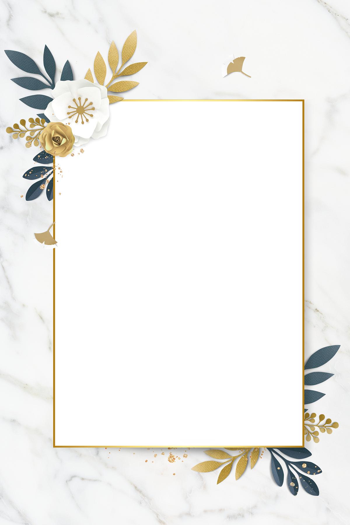 floral paper craft frame royalty free stock photo 1201296 paper picture frames templates