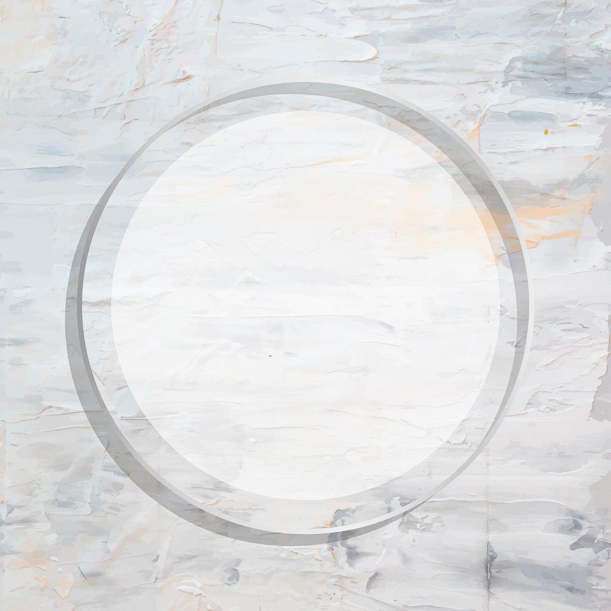 Round silver frame on painted | Premium Vector - rawpixel