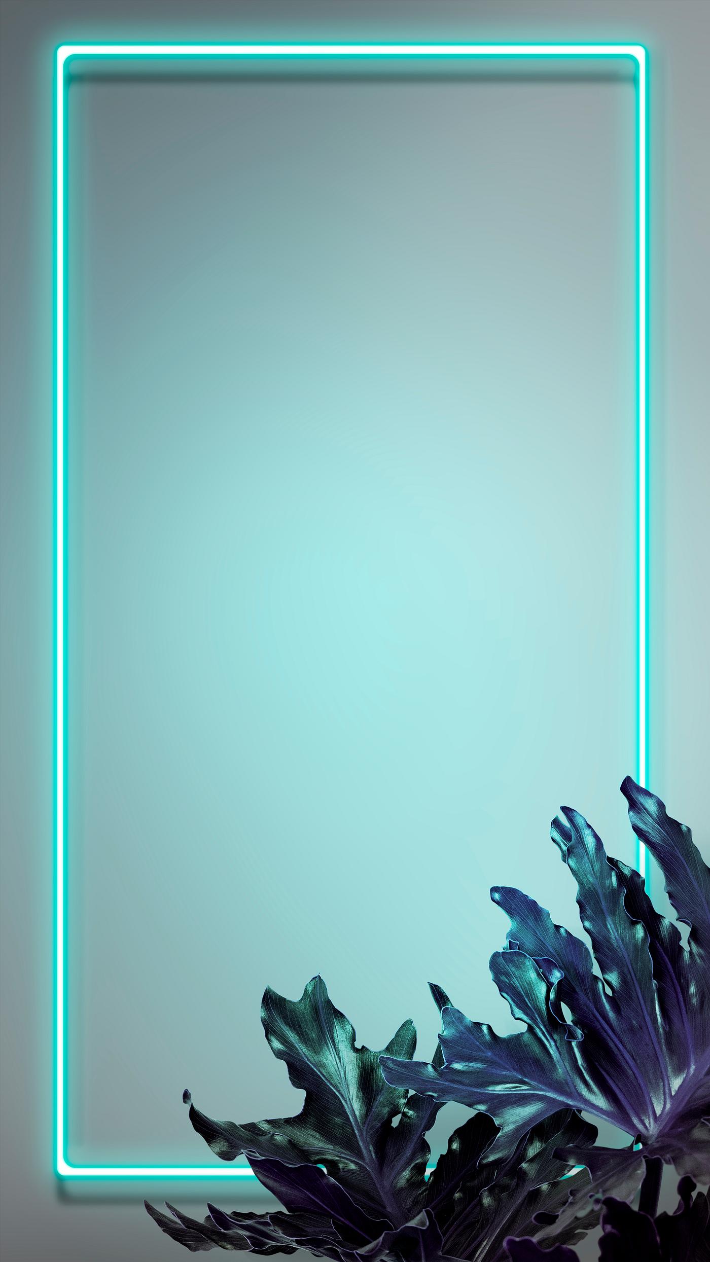 Neon Botanical Lock Screen Background Royalty Free Stock Neon Botanical Lock Screen Background Royalty Free Stock