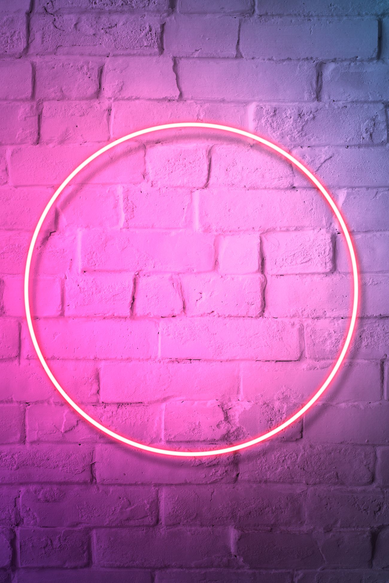 Download Neon circle frame mockup | Royalty free illustration - 1223347