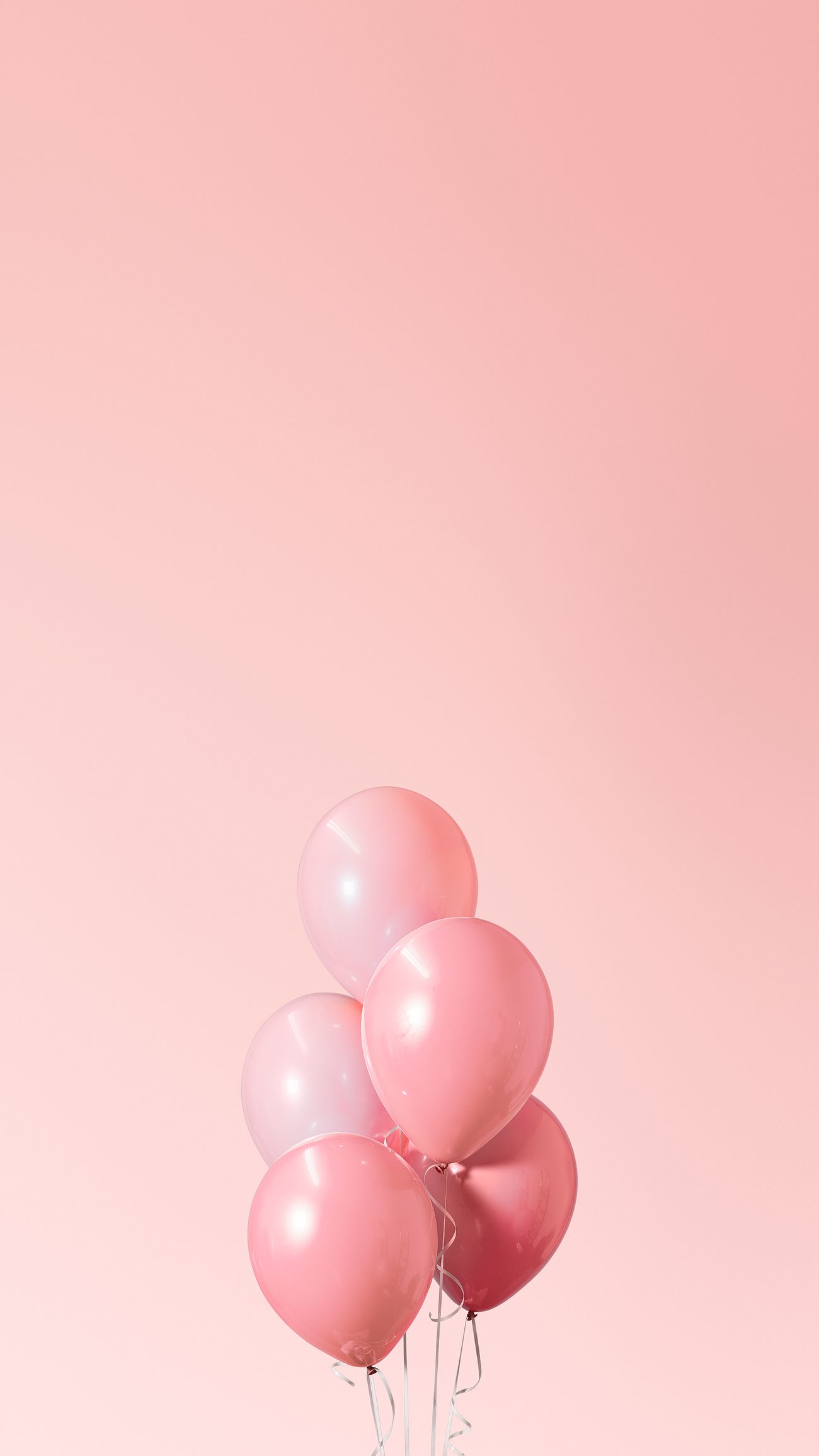 Pastel balloons phone background | Royalty free illustration - 1224746