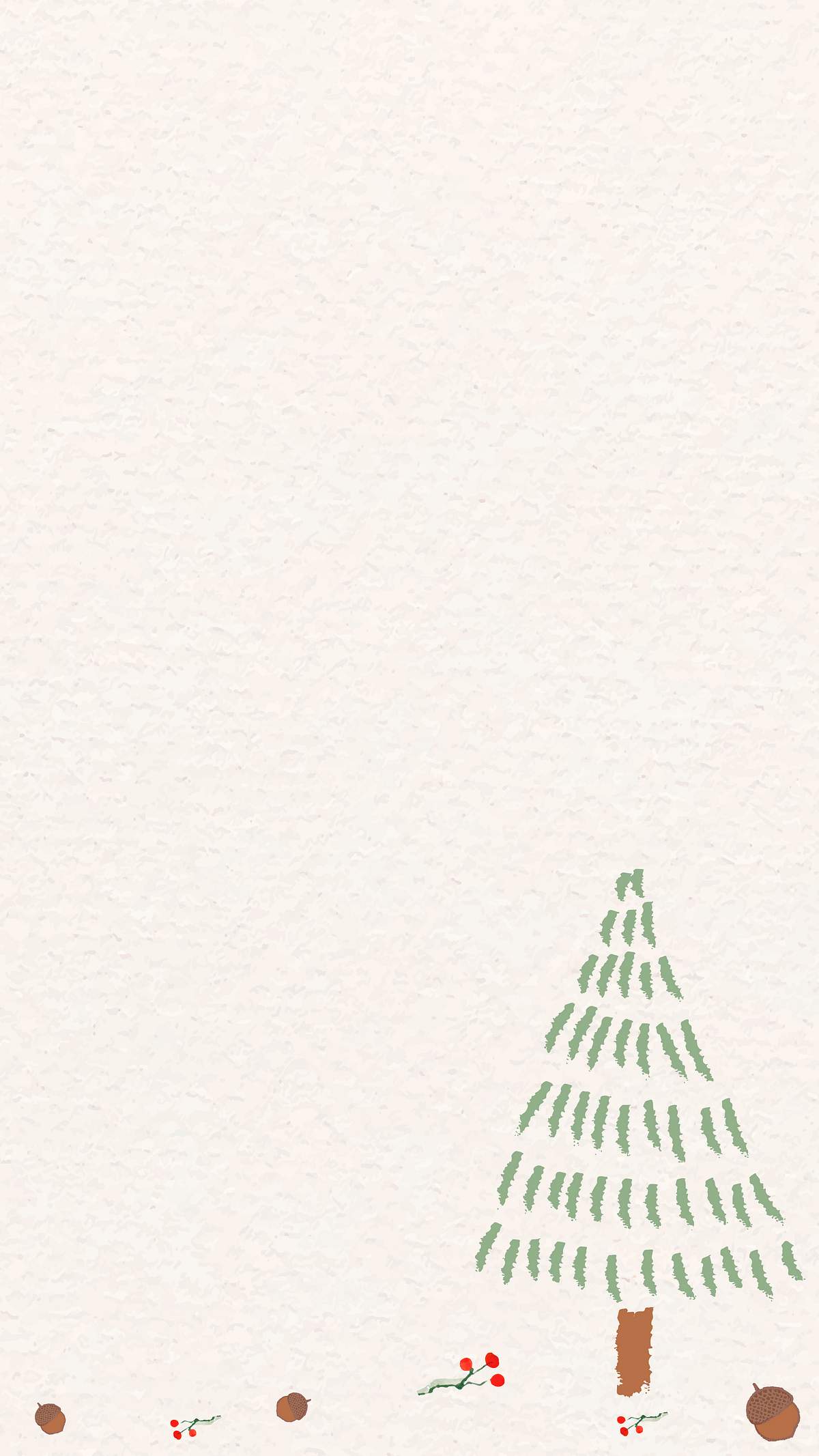 Christmas Decorated Phone Background