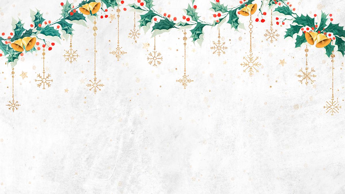 Blank festive Christmas frame background | Premium PSD - rawpixel