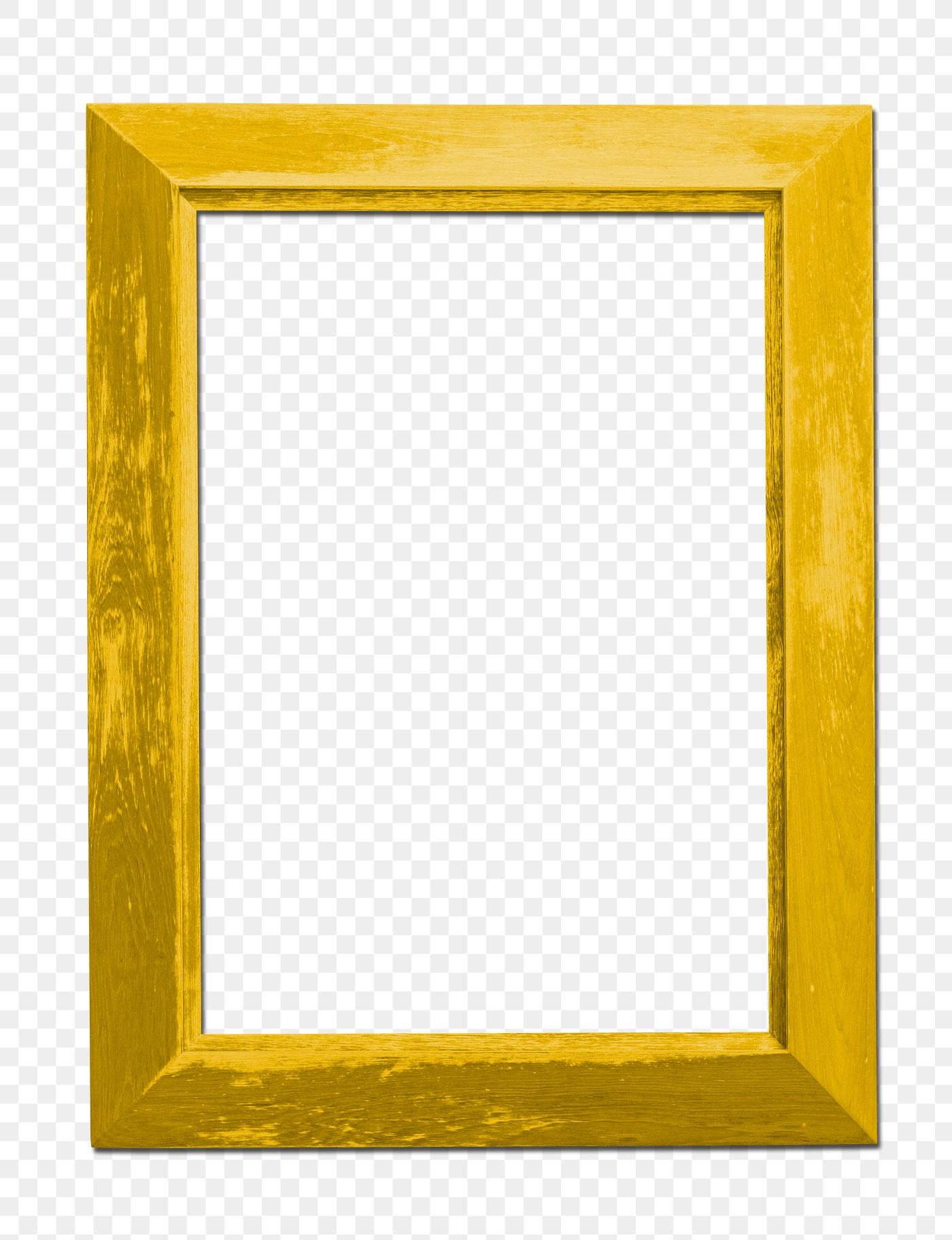 Download Golden blank frame mockup png | Royalty free transparent ...