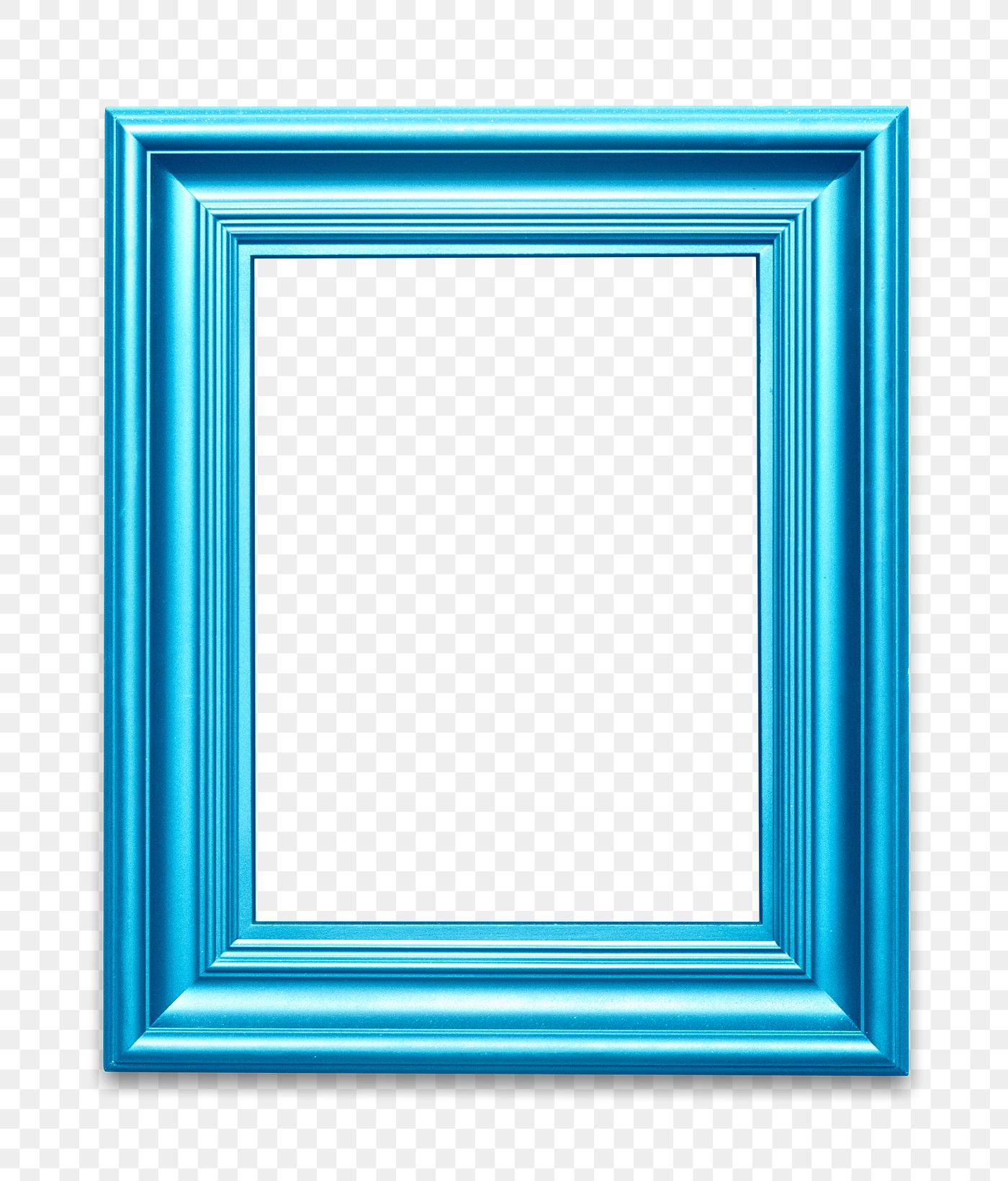 Download Blue photo frame | Royalty free transparent png - 2021784