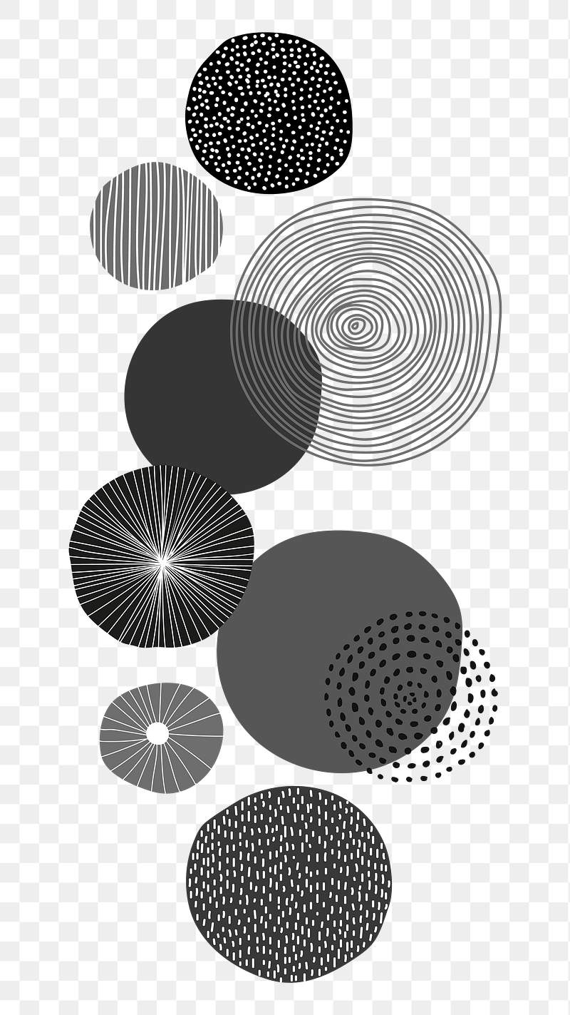 Semicircle Patterned Doodle Wall Art Print And Poster Illustration Royalty Free Illustration 2273567
