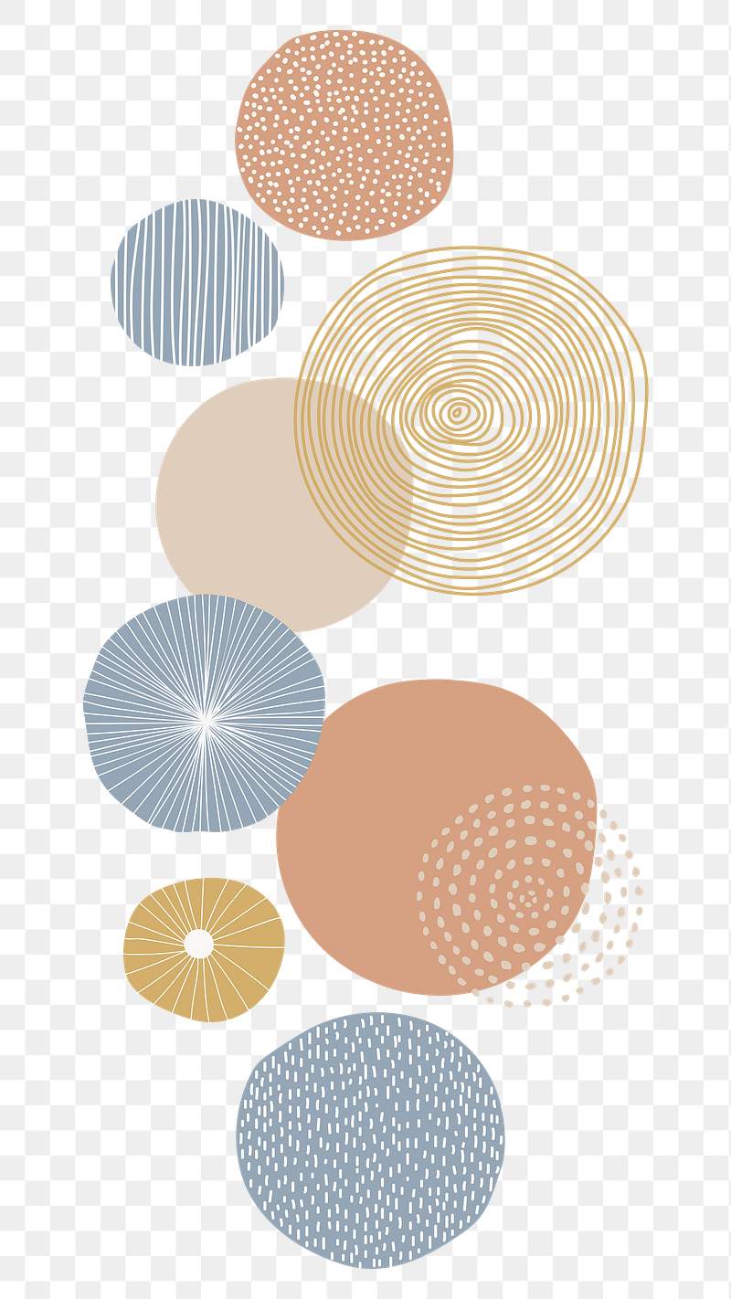 Semicircle Patterned Doodle Wall Art Print And Poster Illustration Royalty Free Illustration 2273567