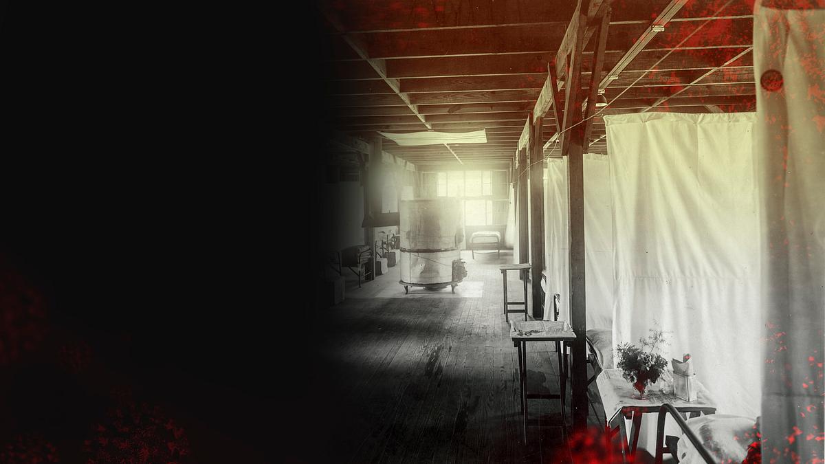 Historical photograph of a field hospital… | Free stock photo | High Resolution image Historical photograph of a field hospital during the Spanish Flu Pandemic in Europe