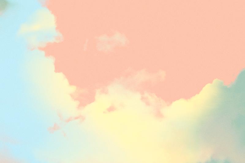 Paling Keren Aesthetic Pastel Yellow And Blue Background - Rouge