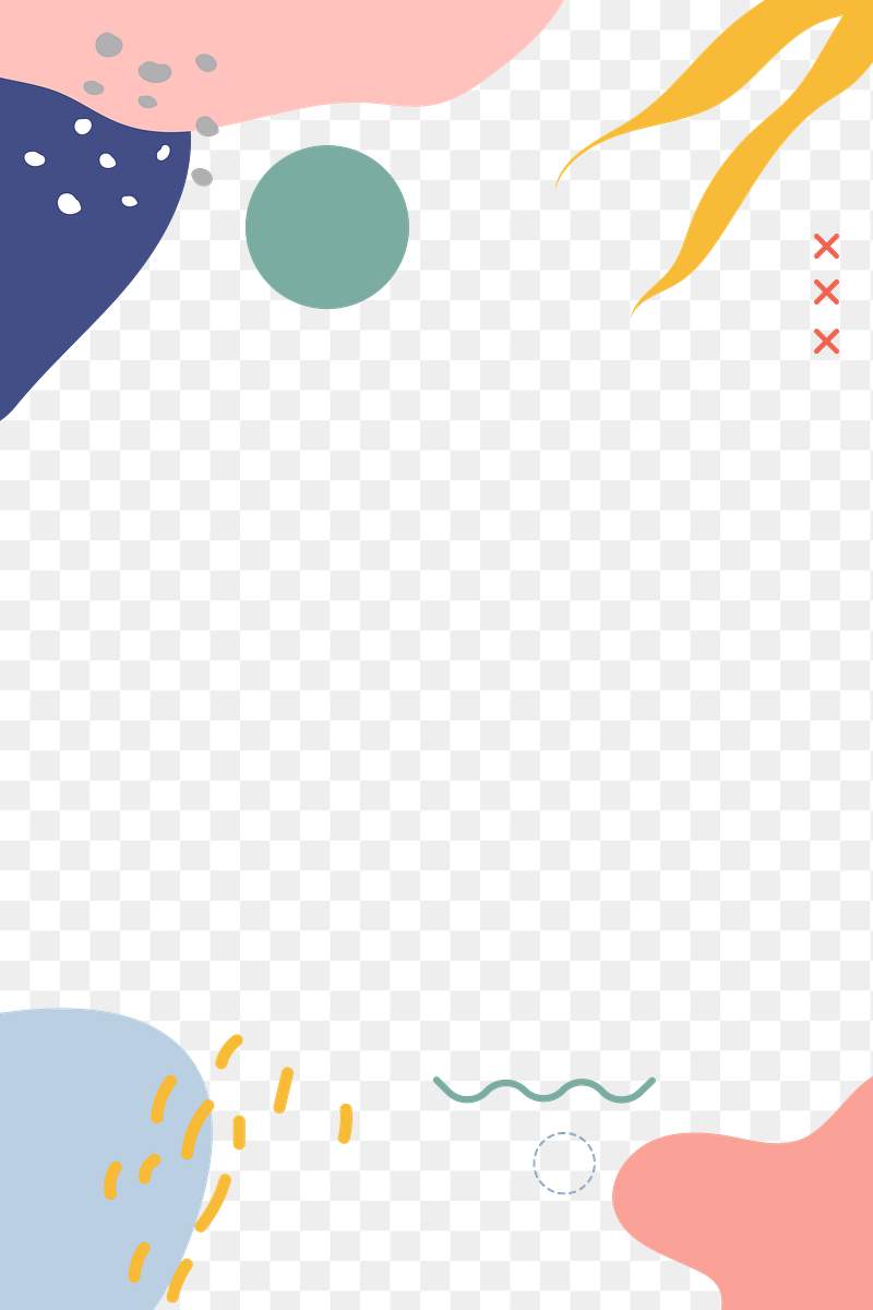 Pink And Blue Memphis Patterned Background Design Element Free Transparent Png 2361318