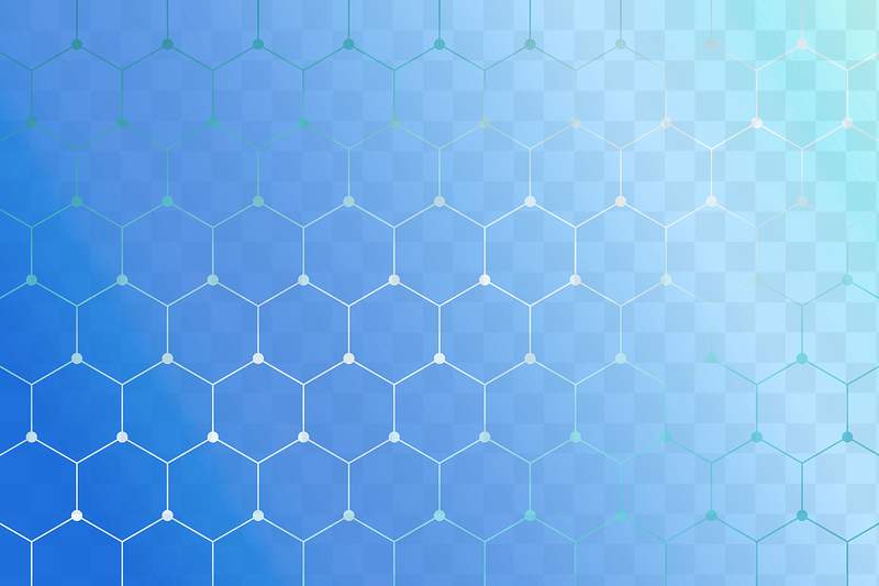 Geometrical Honeycomb Patterned Blue Background Vector Free Vector 2340514