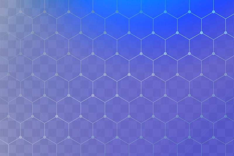 Geometrical Honeycomb Patterned Blue Background Vector Free Vector 2340514