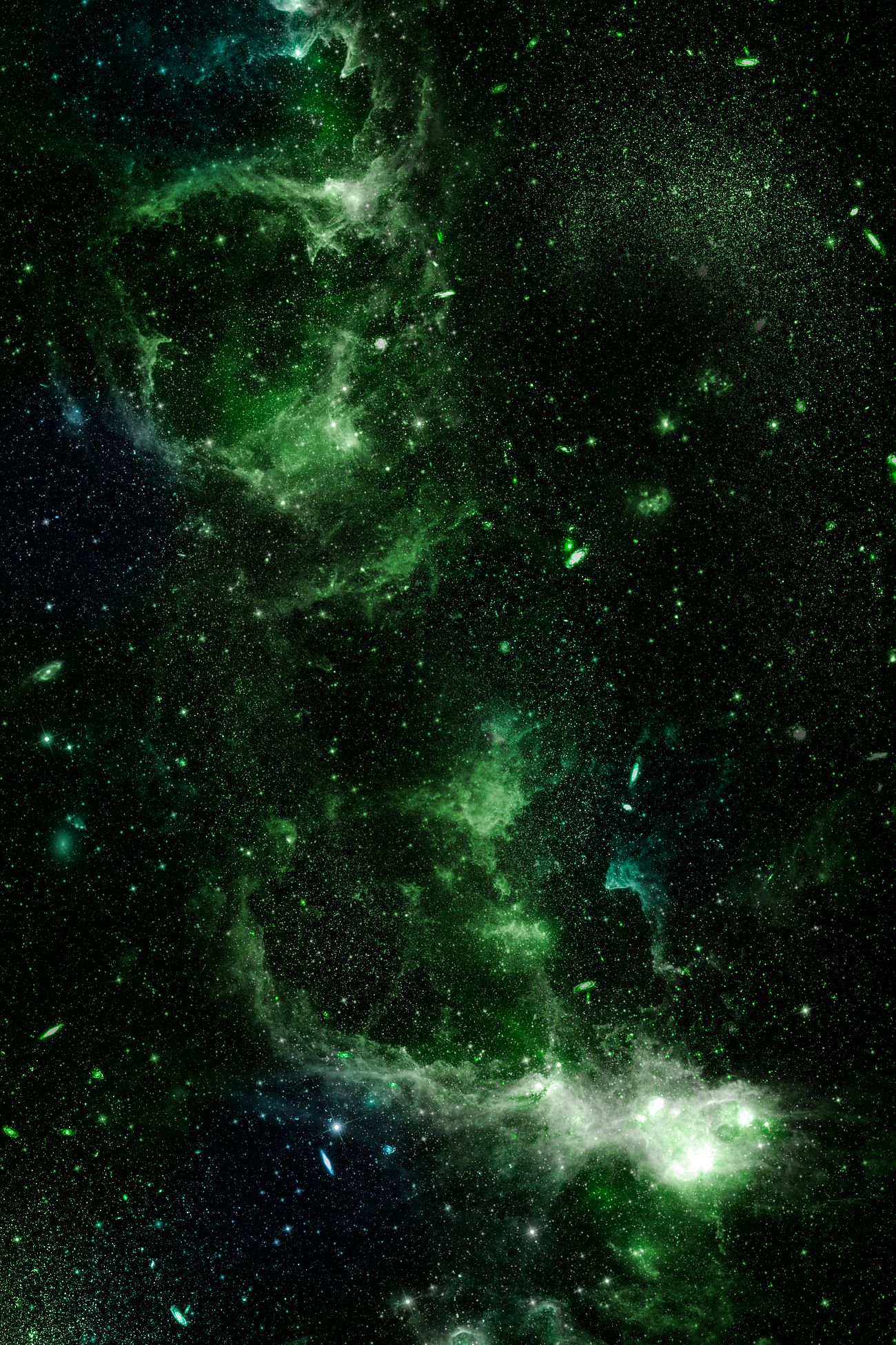 green nebula on a black galaxy background free illustration 2344439 nebula on a black galaxy background