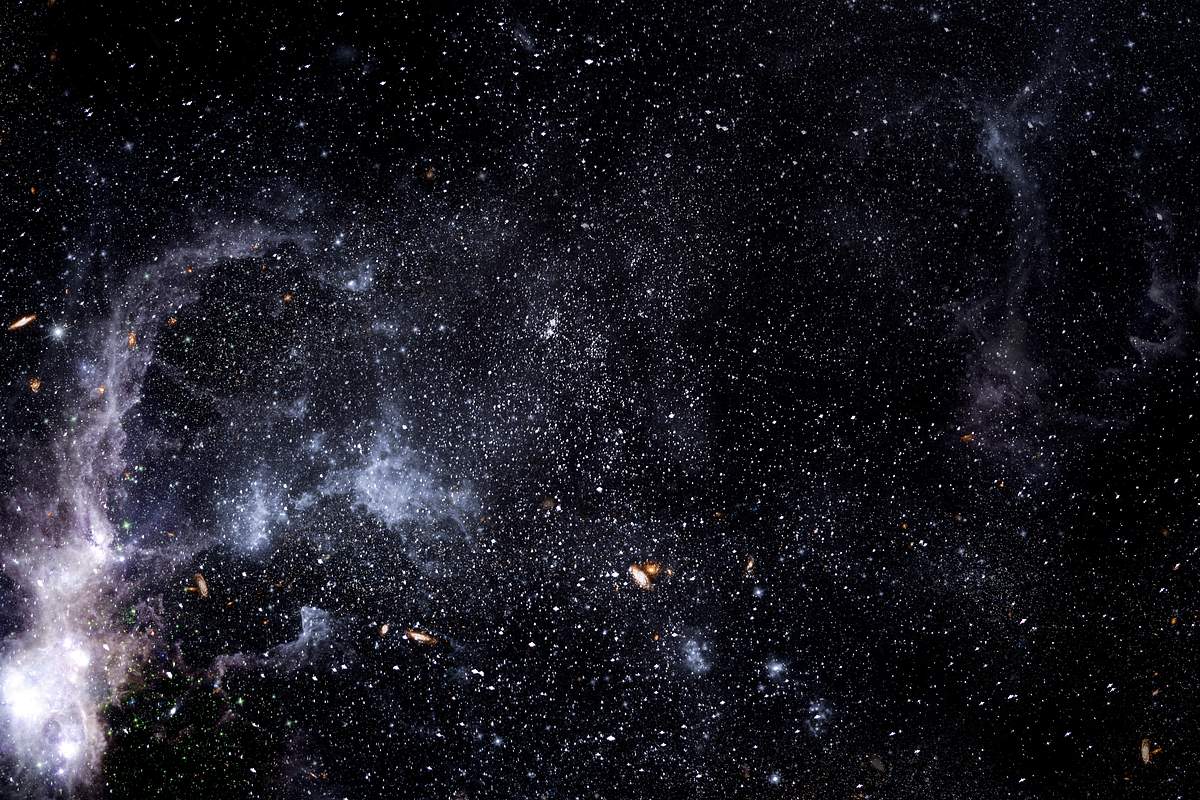 Starry Night Sky Background Starry Night Sky Background
