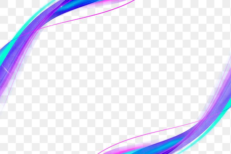 Neon Purple Curve Frame Template Vector Free Vector 2354169