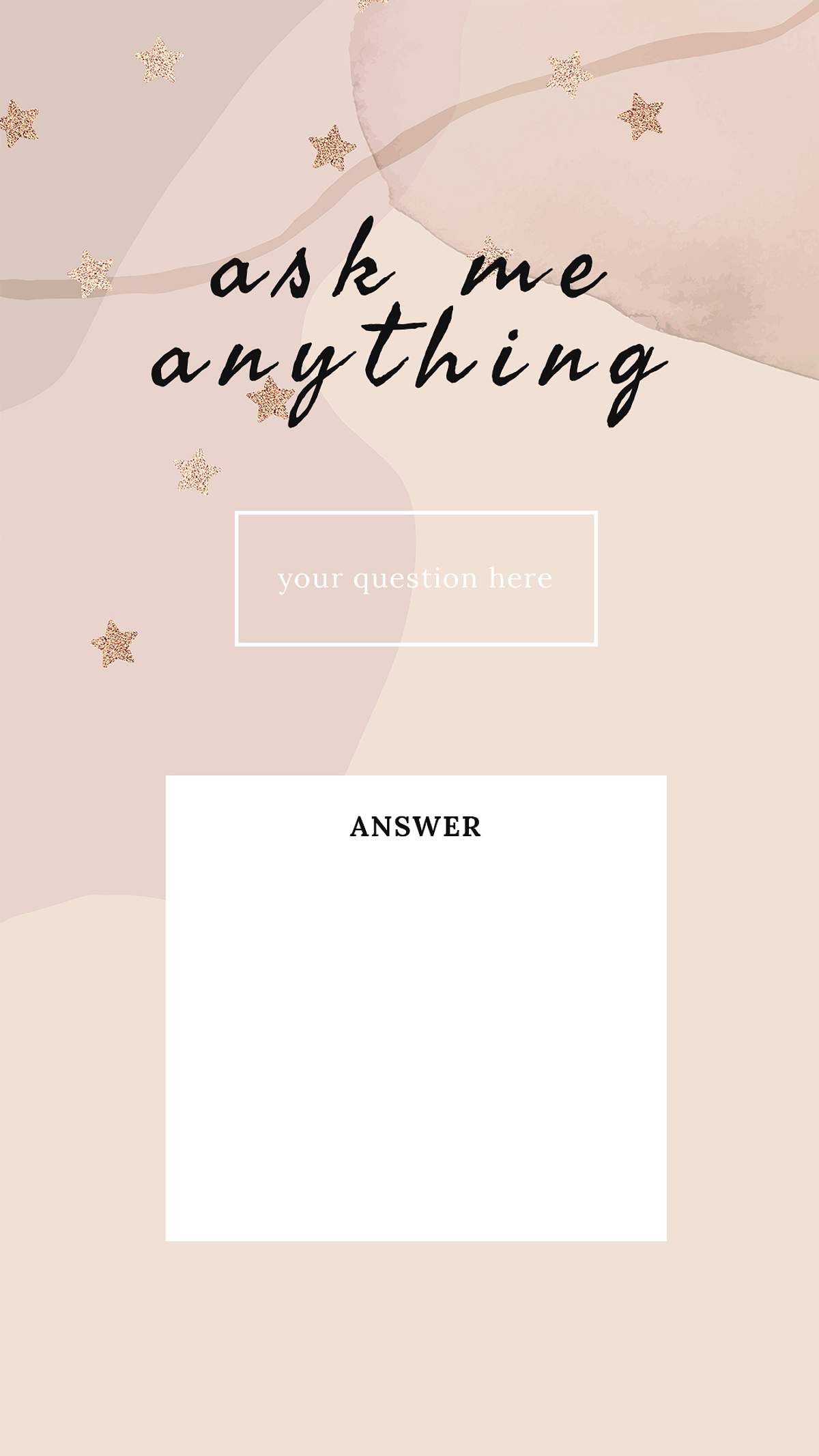 Download Free Royalty Image About Ask Me Anything Social Media Story Template