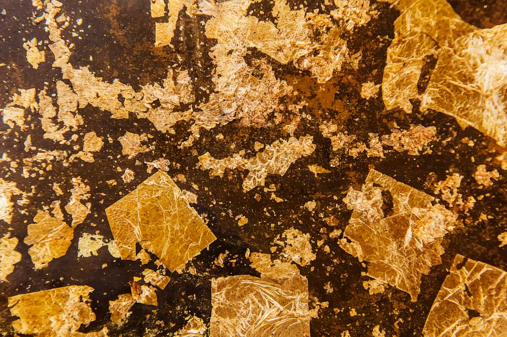 Gold sheet background