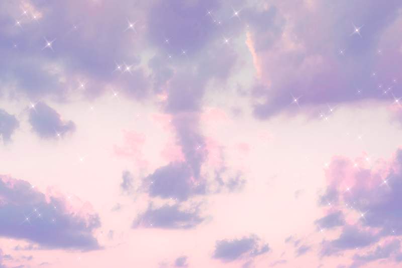 Sparkle cloud pastel purple background image | Free stock illustration ...