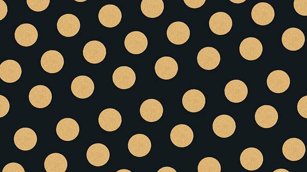 Golden Vector Black Polka Dot Glittery Pattern Wallpaper Royalty Free Vector
