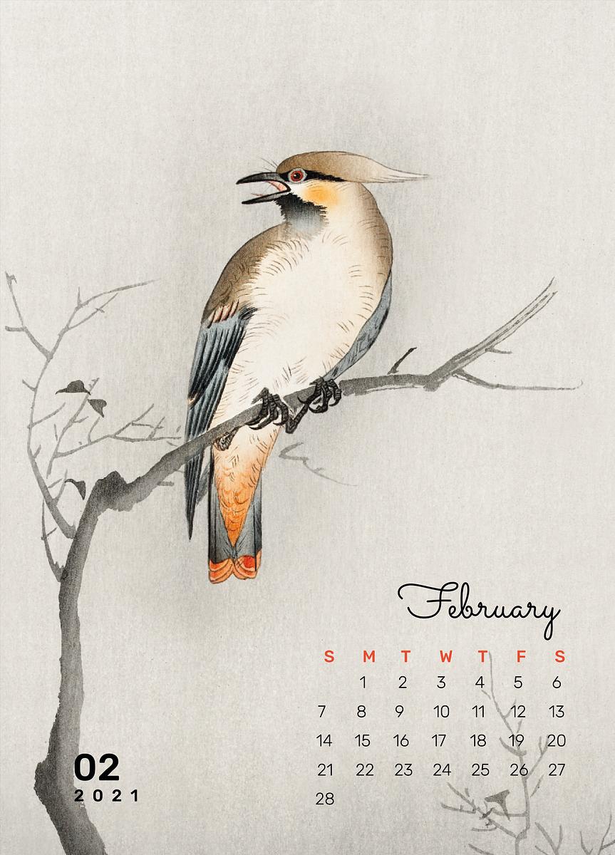 Calendar 2021 February Printable Template Premium PSD Rawpixel calendar-2021-february-printable-template-premium-psd-rawpixel