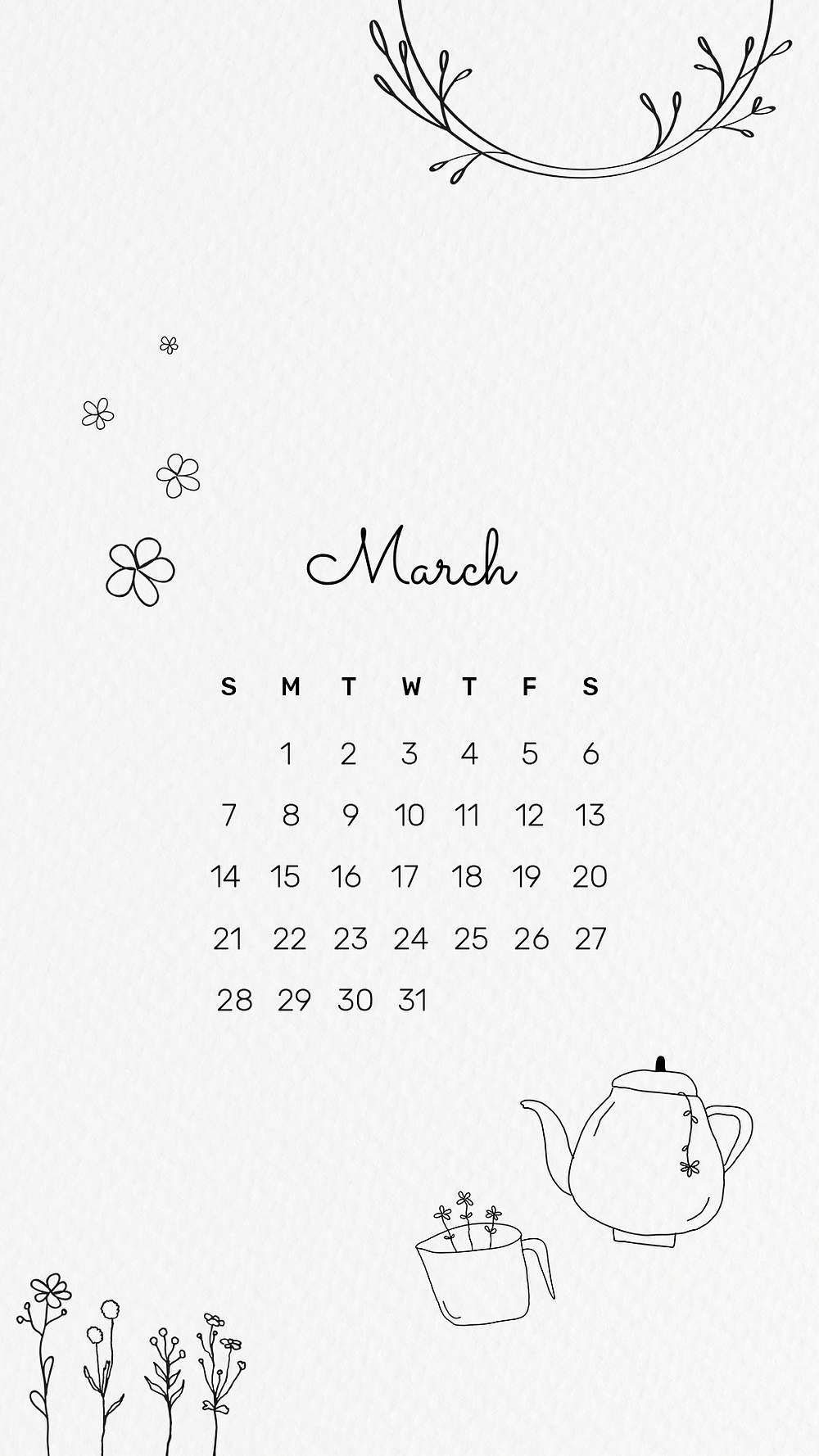 March Calendar Images Free Vectors, PNGs, Mockups & Backgrounds