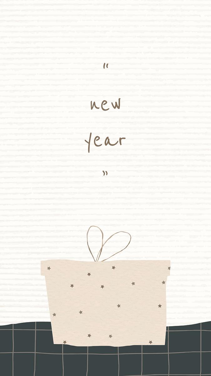 New year greeting phone wallpaper | Free Photo - rawpixel