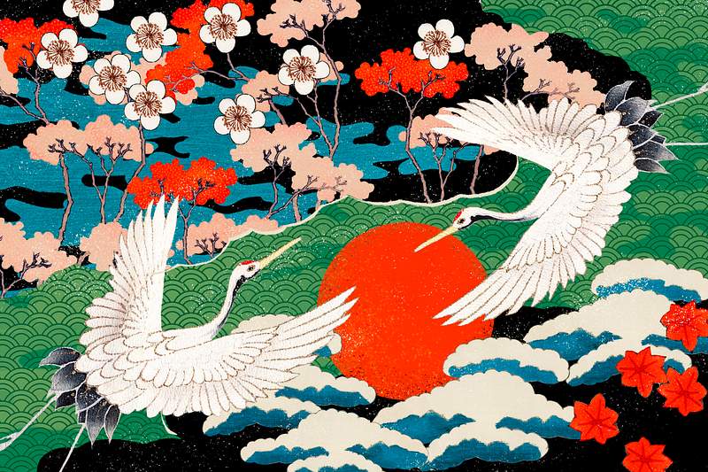 Japanese Crane Images | Free Photos, PNG Stickers, Wallpapers