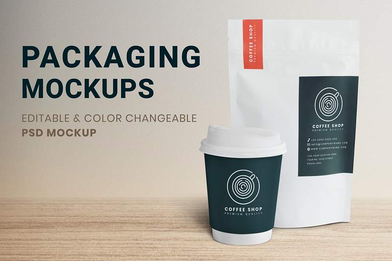 Download Coffee Bag Mockup Images Free Psd Vector Png Mockups Rawpixel