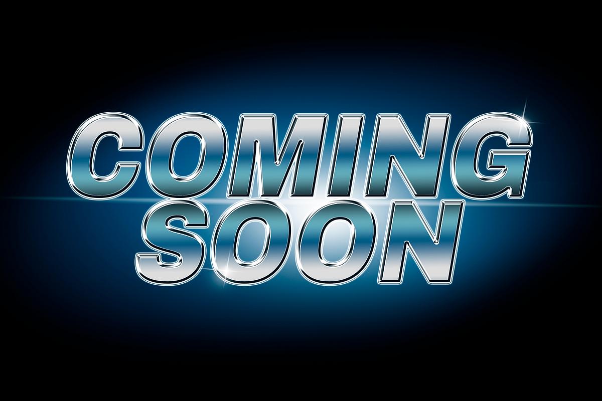 Coming soon typography in lens Free Photo rawpixel