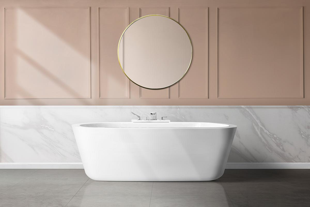 Download Luxury Bathroom Interior Mockup Psd Premium Psd Mockup Rawpixel