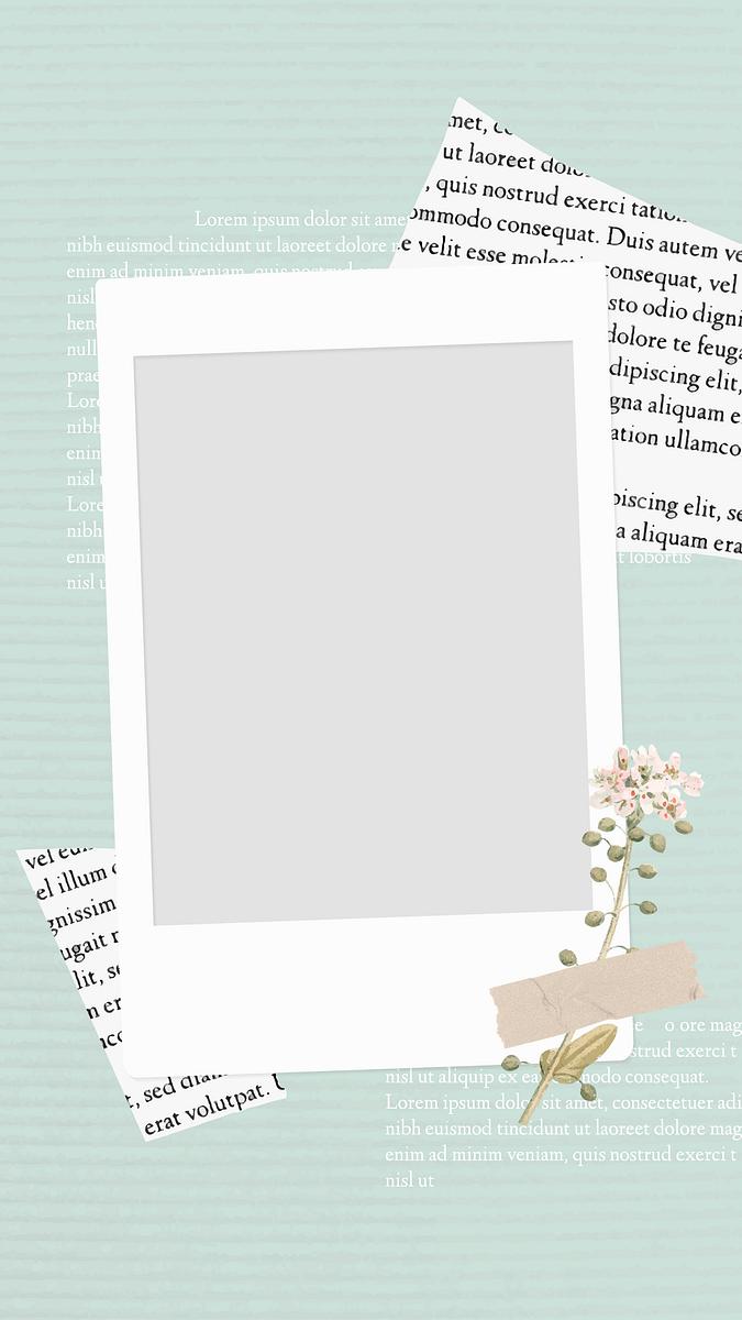 Frame background wallpaper vector Polaroid Premium Vector rawpixel Frame background wallpaper vector Polaroid Premium Vector rawpixel