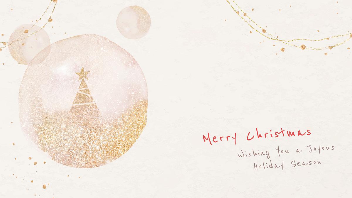 Christmas desktop wallpaper template, editable Free Vector Template Christmas desktop wallpaper template, editable Free Vector Template