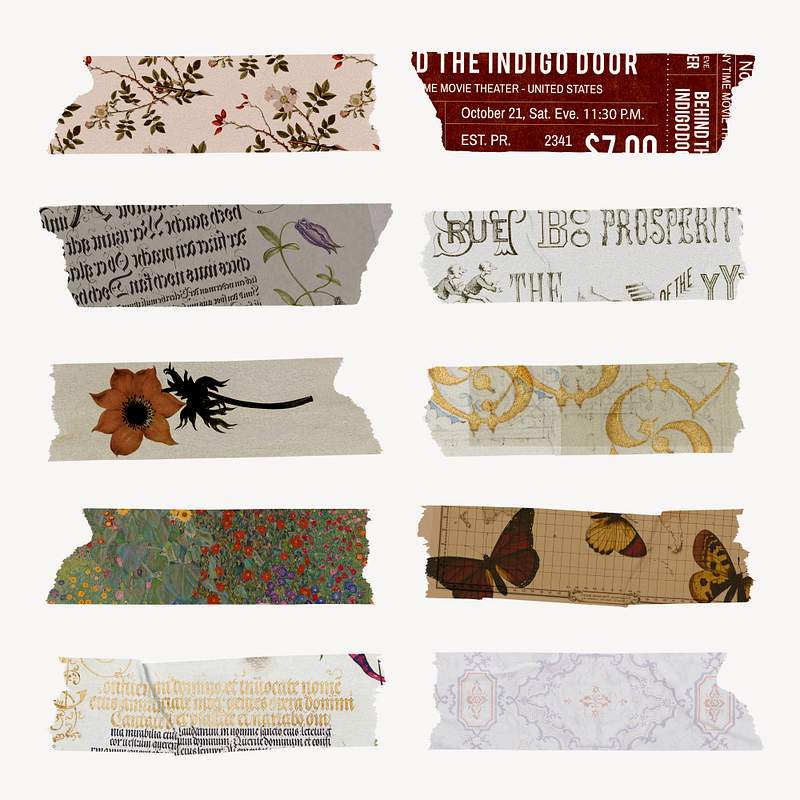colorful washi tape design images free photos png stickers wallpapers backgrounds rawpixel