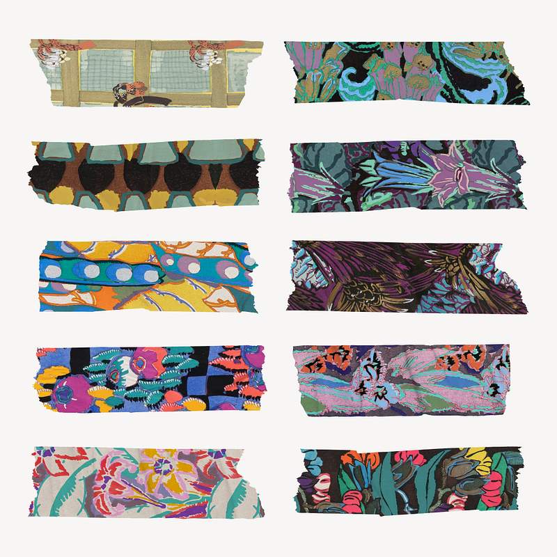 Vintage Washi Tape Images Free Photos, PNG Stickers, Wallpapers
