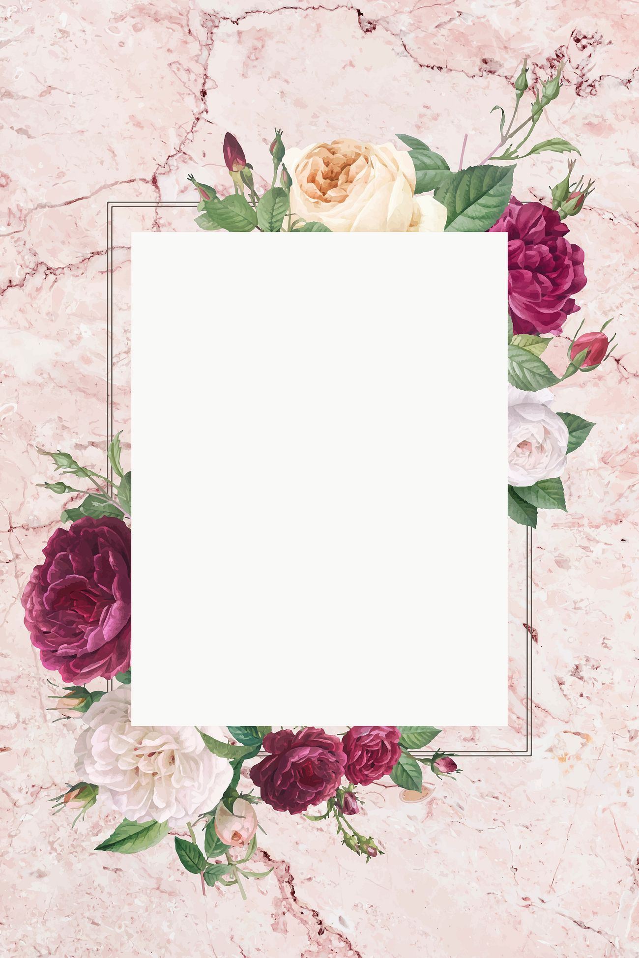 Download Elegant floral frame | Free vector - 596009