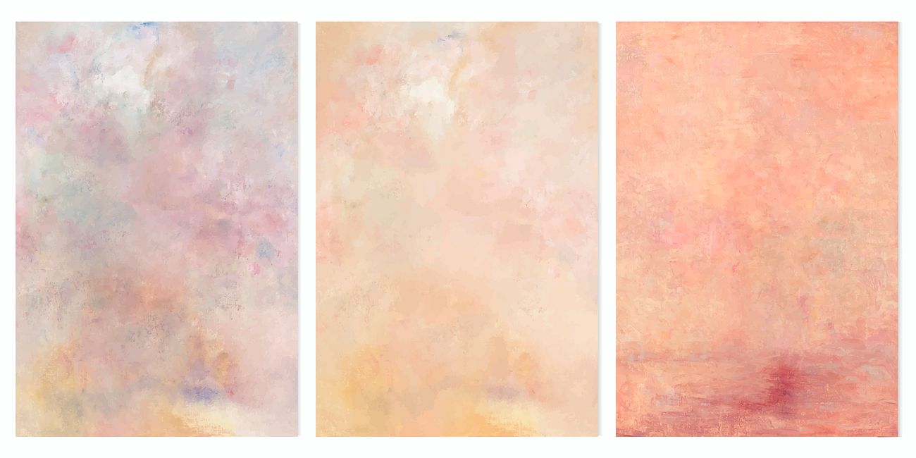 Oil Paintings Set Royalty Free Vector 895192