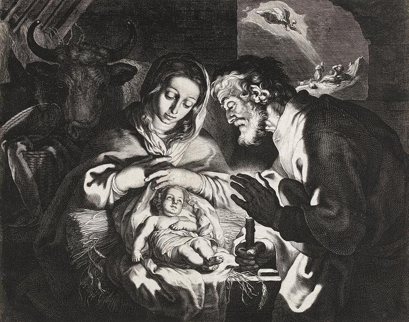 De geboorte van Christus by Cornelis Bloemaert (II), after Abraham Bloemaer (1625) De geboorte van Christus by Cornelis Bloemaert (II), after Abraham Bloemaer (1625)
