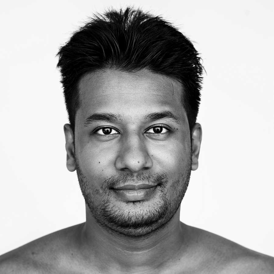 Portrait of a Bangladeshi man Portrait of a Bangladeshi man - adult, alone, asia, asian, bangladesh, bangladeshi, beard, black and white, casual, cheerful…