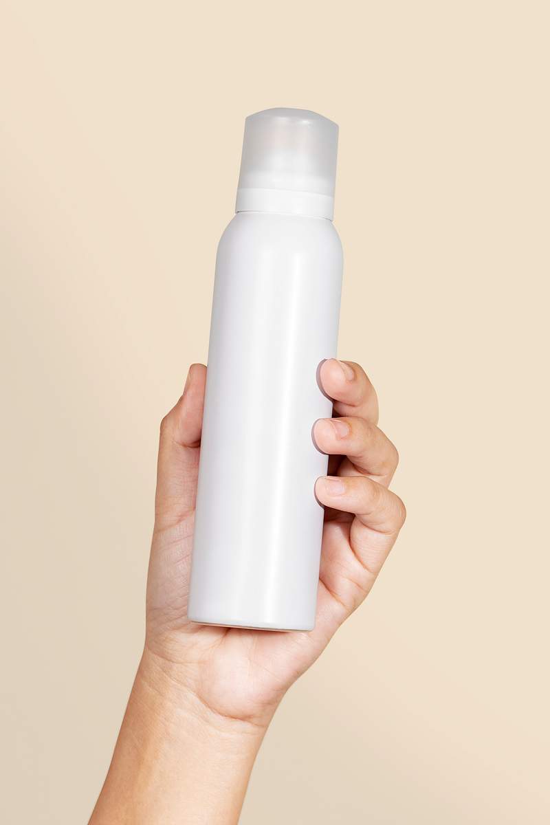 White spray bottle mockup transparent | Free PNG Sticker - rawpixel