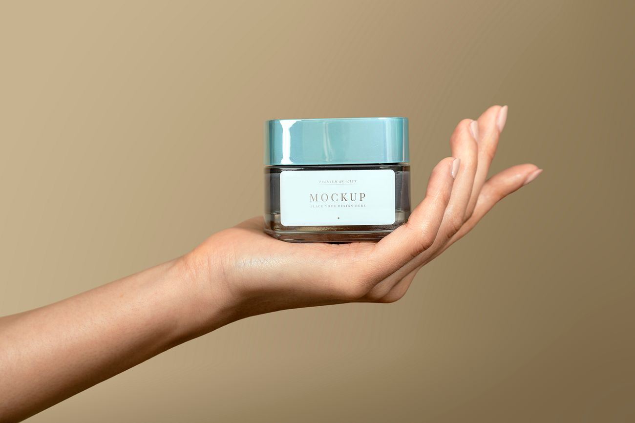 Download Beauty cream jar mockup | Royalty free psd mockup - 2051014