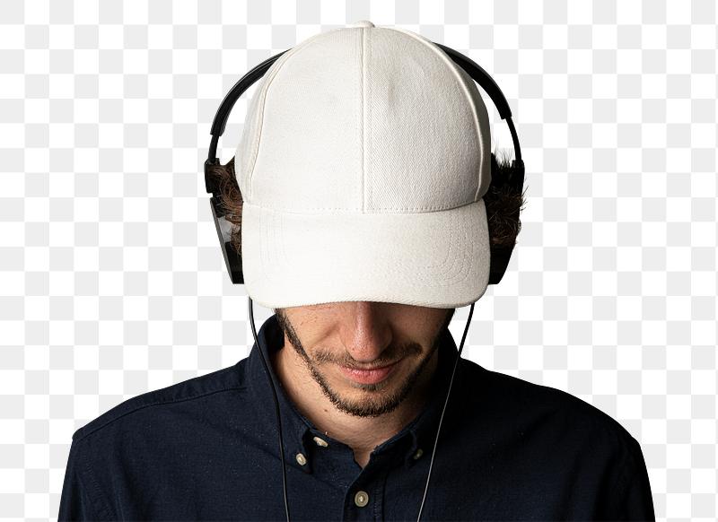 Download Man wearing a black cap | Royalty free psd mockup - 1235622