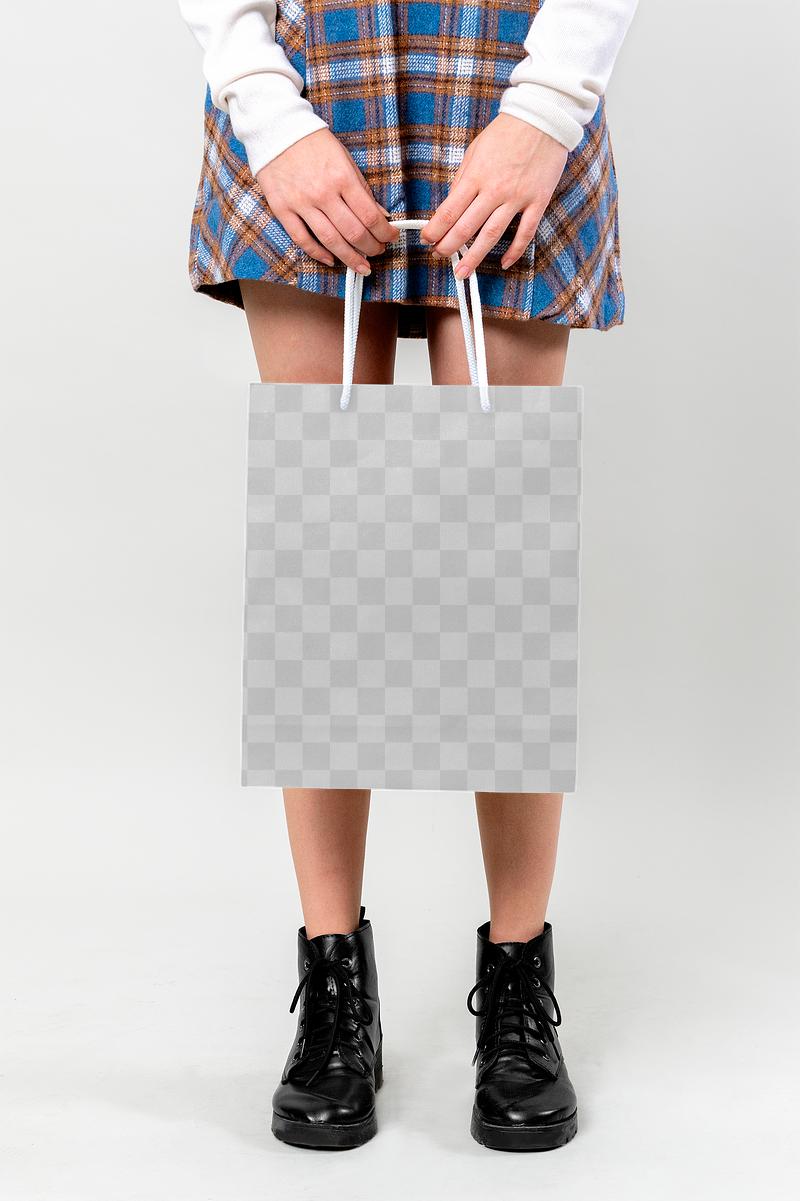 Download Colorful shopping paper bag mockup | Royalty free psd ...