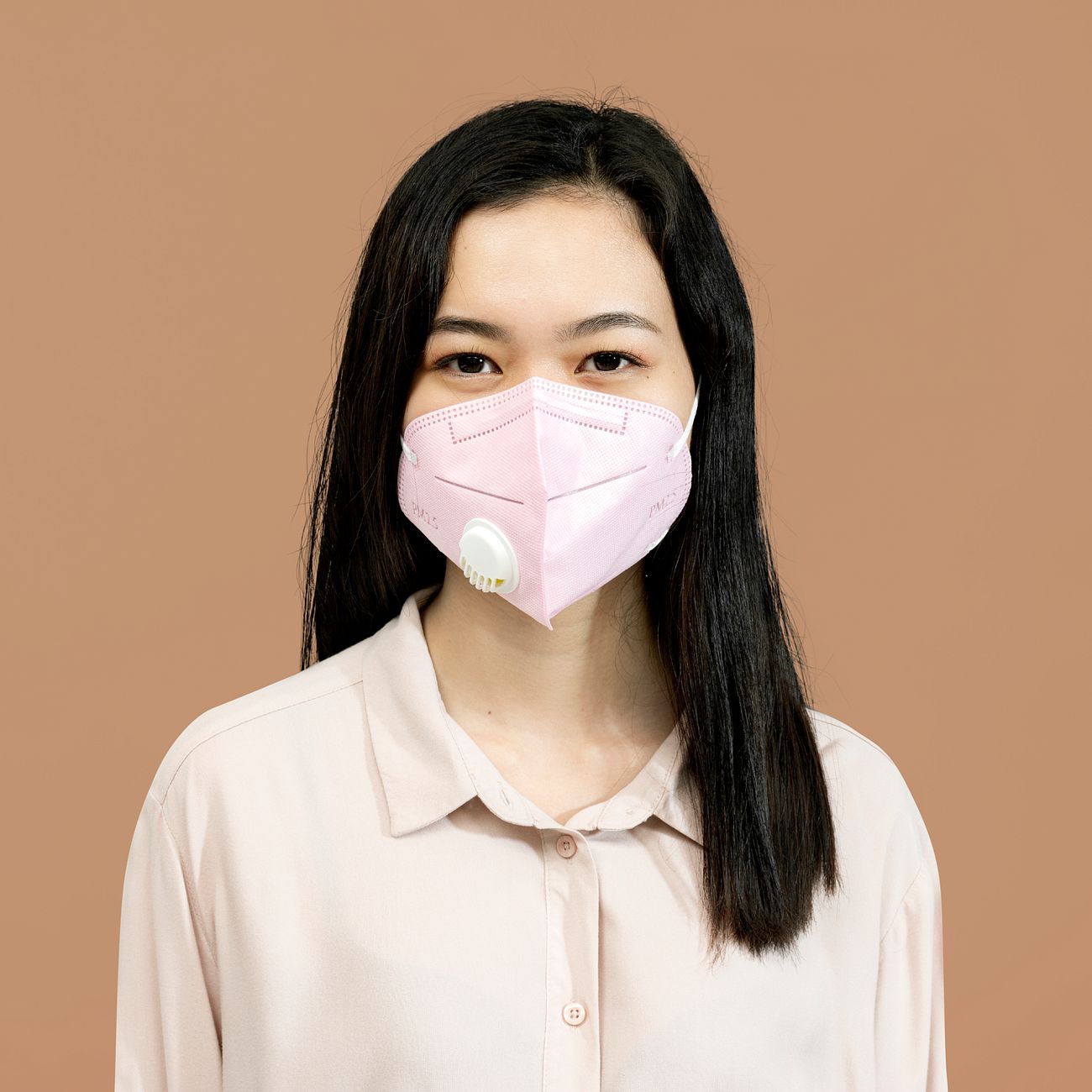 Download Chinese woman wearing a face mask mockup | Free psd mockup ...