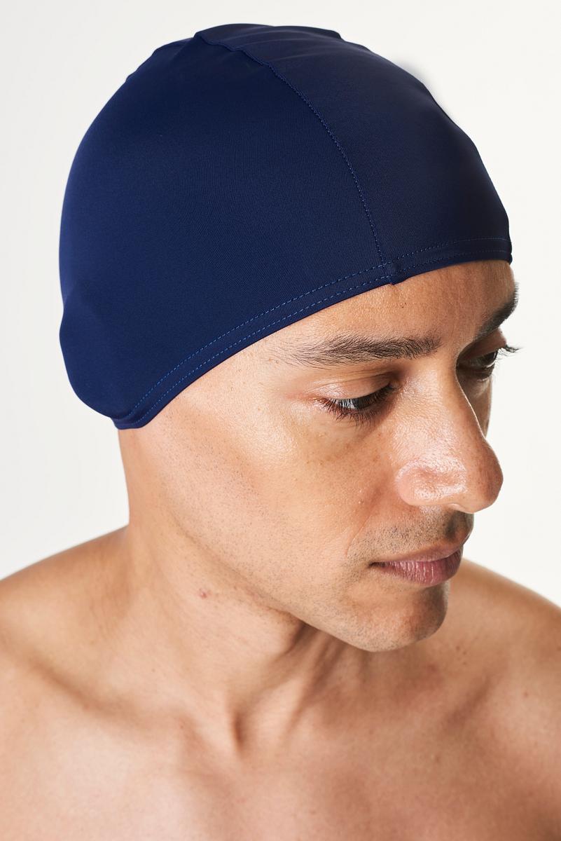 Download Men S Navy Blue Swimming Cap Mockup Royalty Free Stock Psd Mockup High Resolution Design