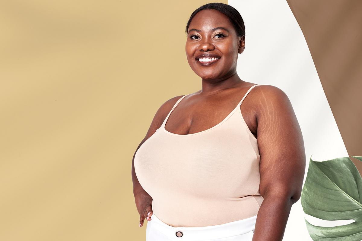 Woman In Strap Top And Jeans Mockup Mockups