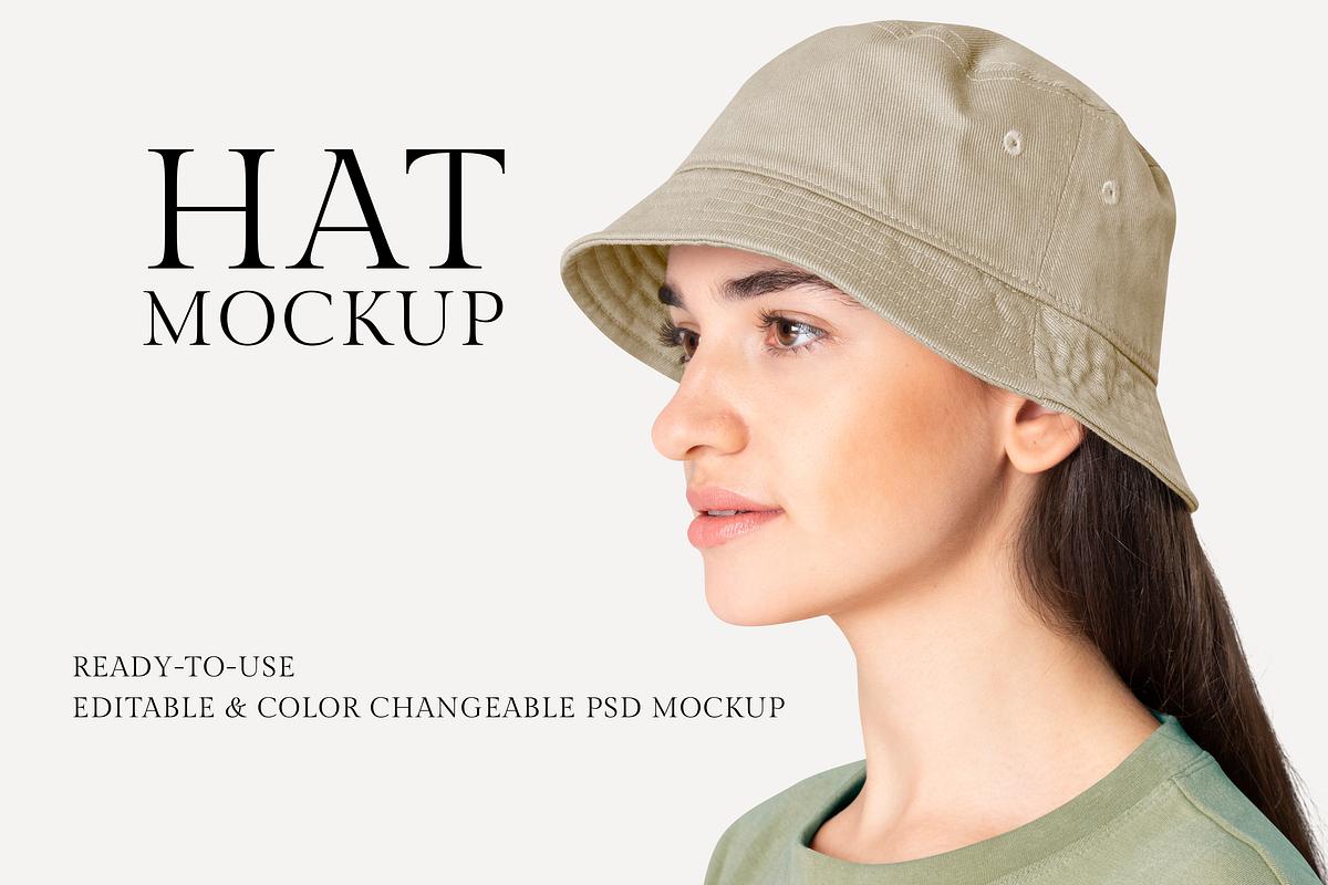 Download Ready To Use Hat Mockup Psd Women S Royalty Free Stock Illustration High Resolution Graphic