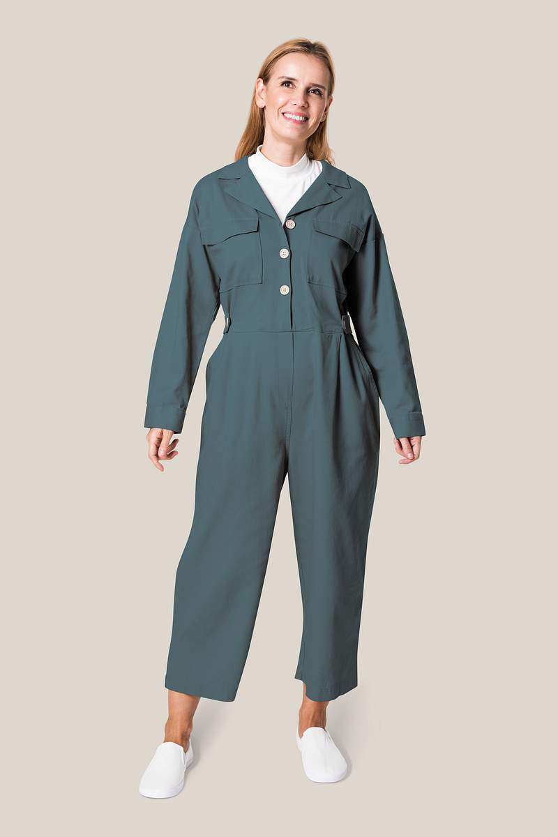 Women Jumpsuit Mockup PSD Images | Free Photos, PNG Stickers